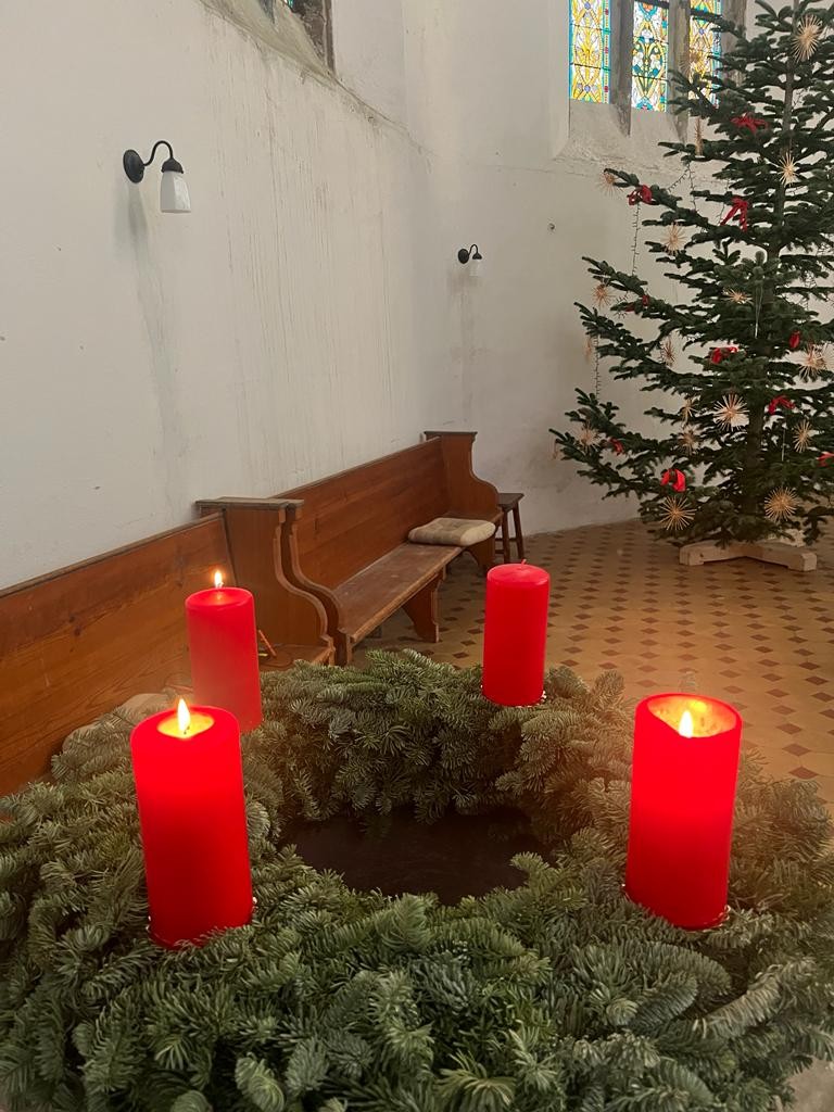 Adventskranz aus der St. Marien Laucha | Foto: (c) Robert Müller Adventskranz aus der St. Marien Laucha | Foto: (c) Robert Müller