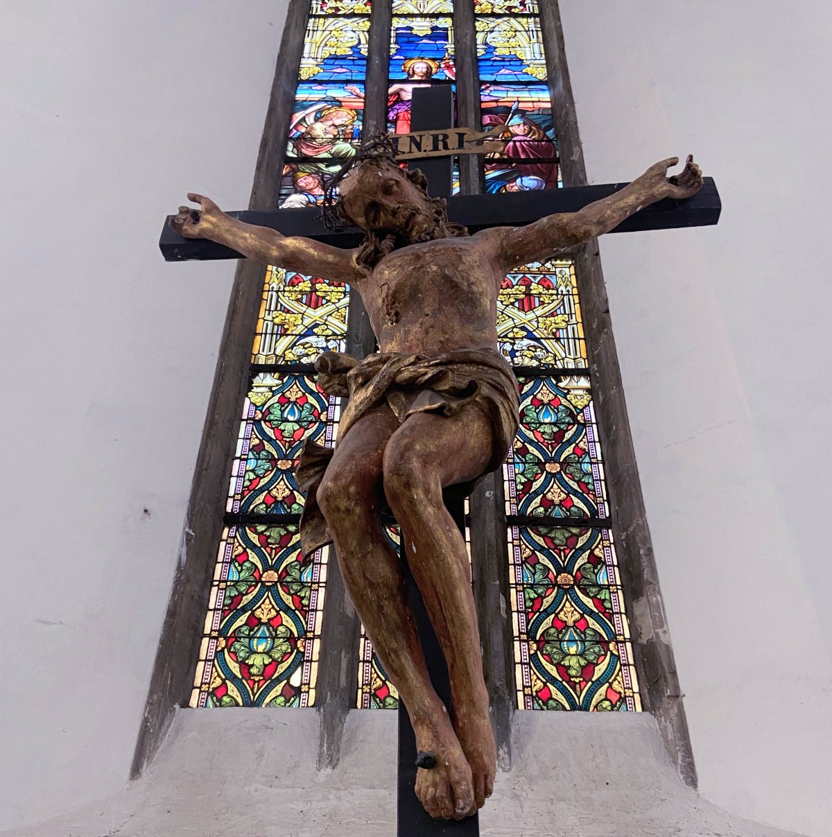 Kruzifix in der Kirche St. Marien zu Laucha Kruzifix in der Kirche St. Marien zu Laucha